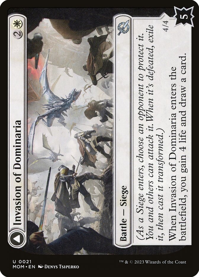 Invasion of Dominaria // Serra Faithkeeper [March of the Machine] (21)