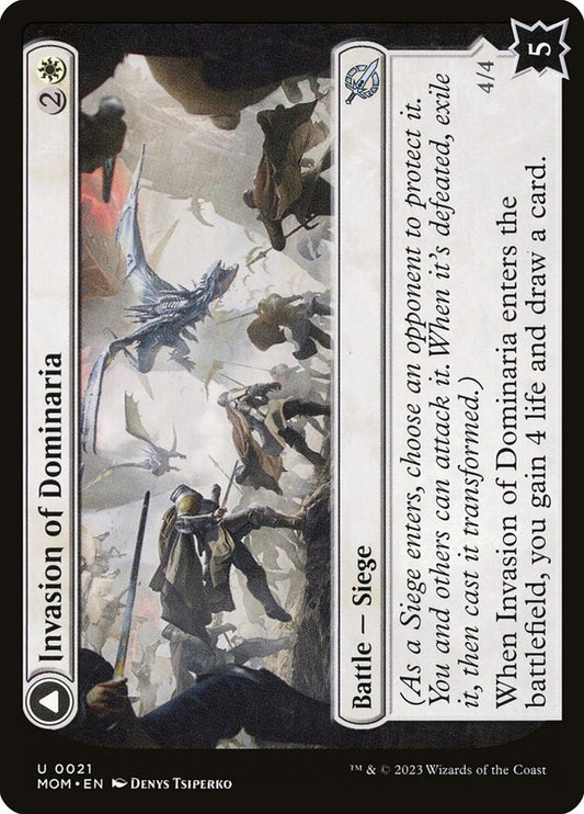 Invasion of Dominaria // Serra Faithkeeper [March of the Machine] (21)