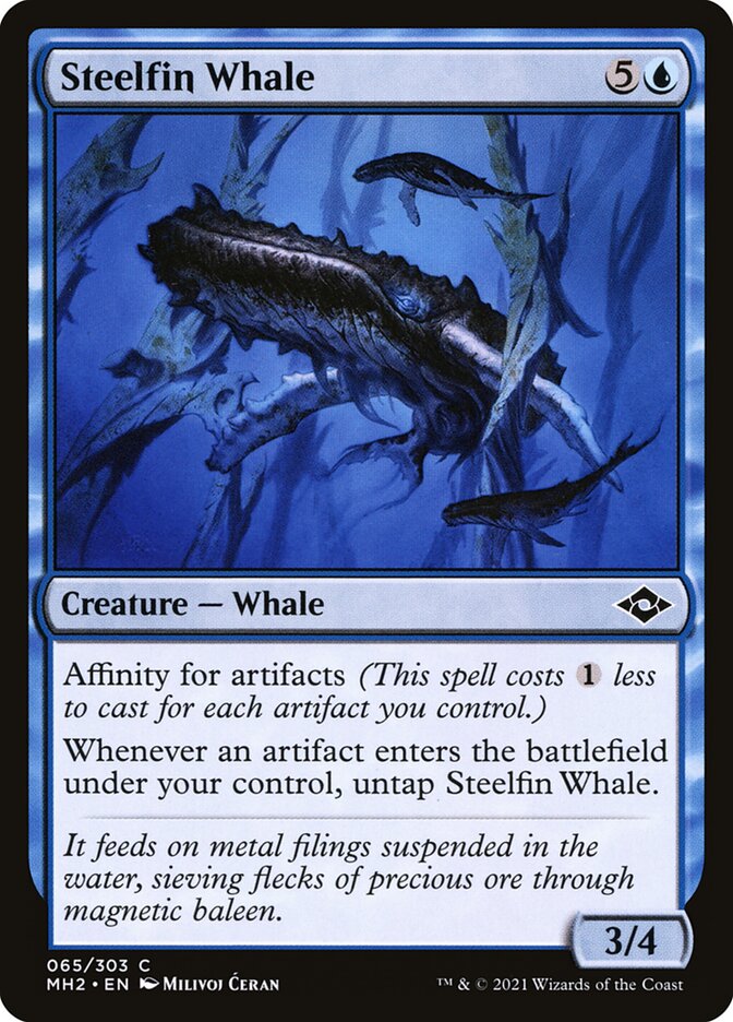 Steelfin Whale [Modern Horizons 2] (65)