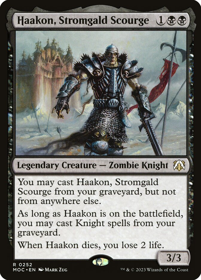 Haakon, Stromgald Scourge [March of the Machine Commander] (252)