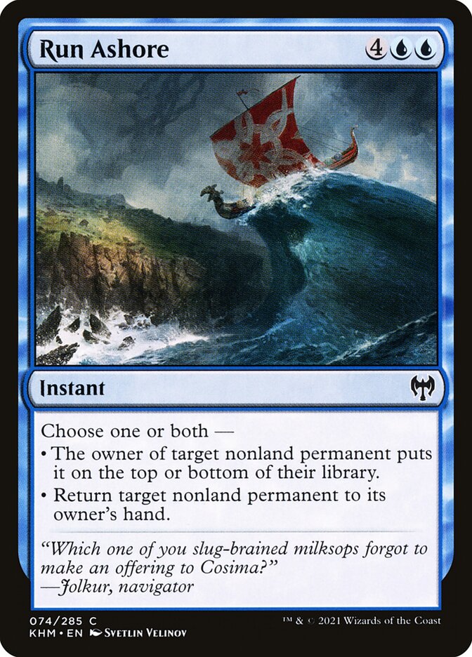 Run Ashore [Kaldheim] (74)