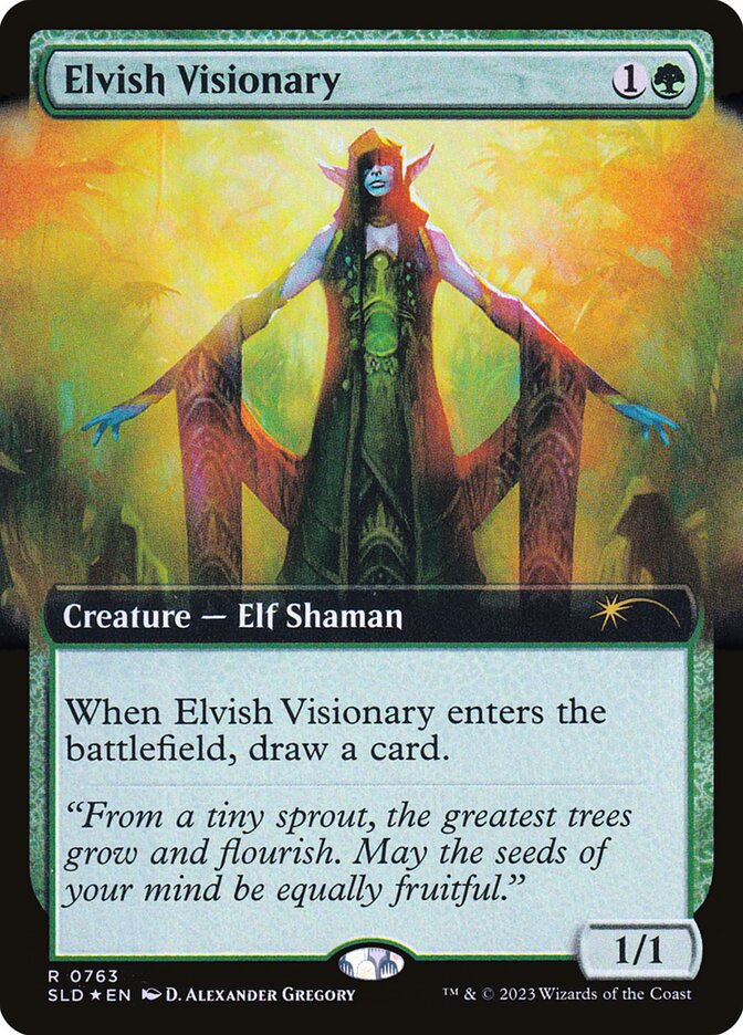 Elvish Visionary [Secret Lair Drop] (763)