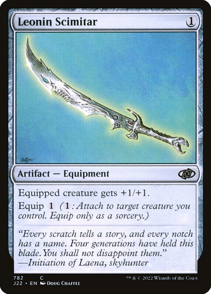Leonin Scimitar [Jumpstart 2022] (782)