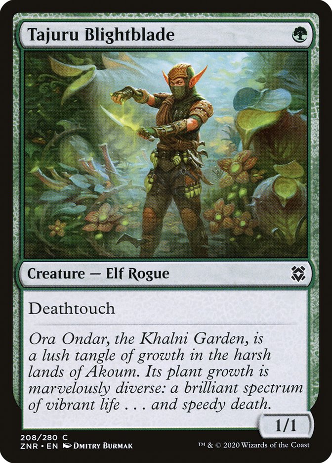 Tajuru Blightblade [Zendikar Rising] (208)