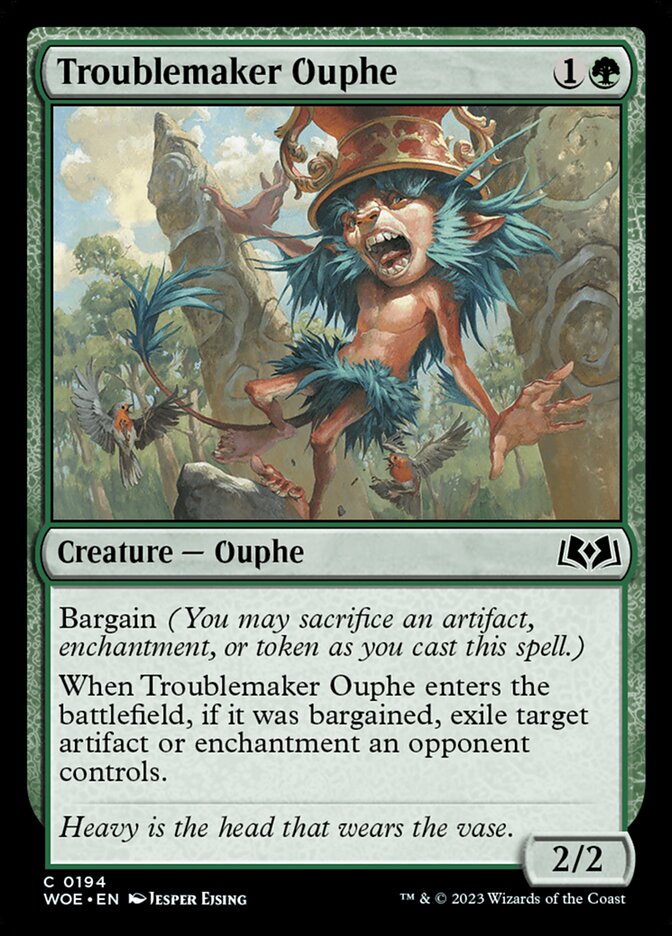 Troublemaker Ouphe [Wilds of Eldraine] (194)