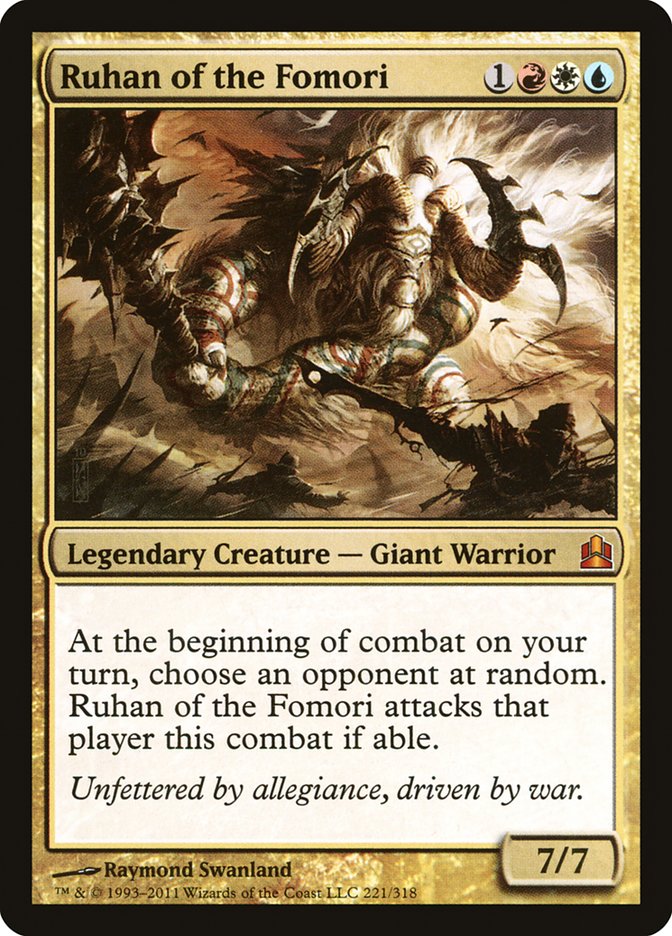 Ruhan of the Fomori [Commander 2011] (221)