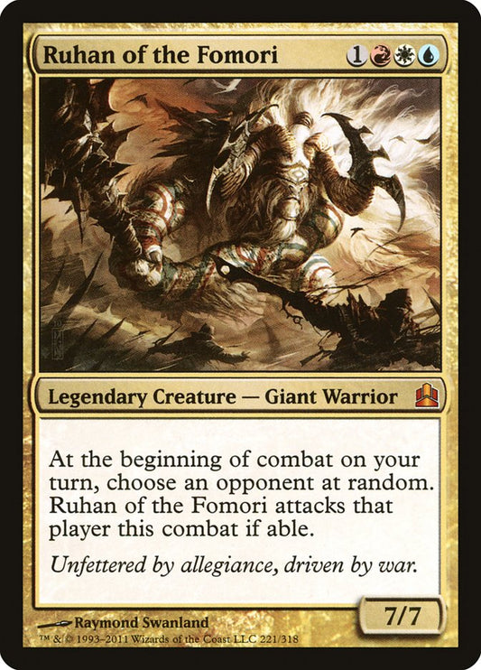 Ruhan of the Fomori [Commander 2011] (221)