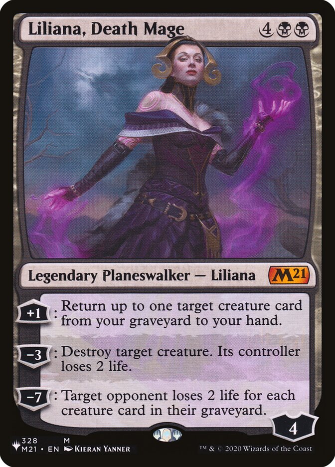 Liliana, Death Mage [The List] (M21-328)