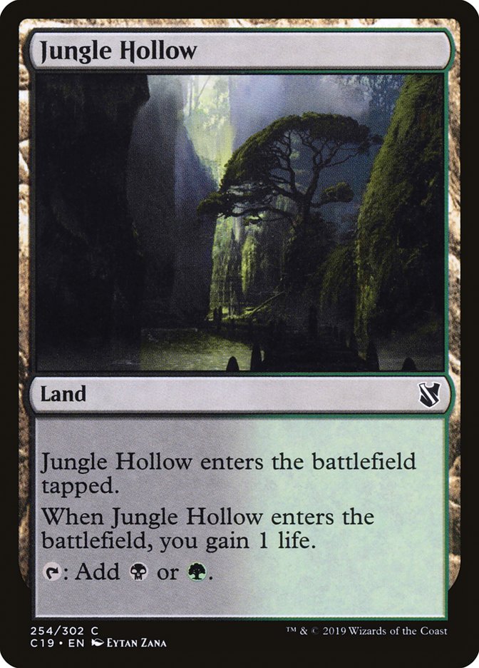 Jungle Hollow [Commander 2019] (254)