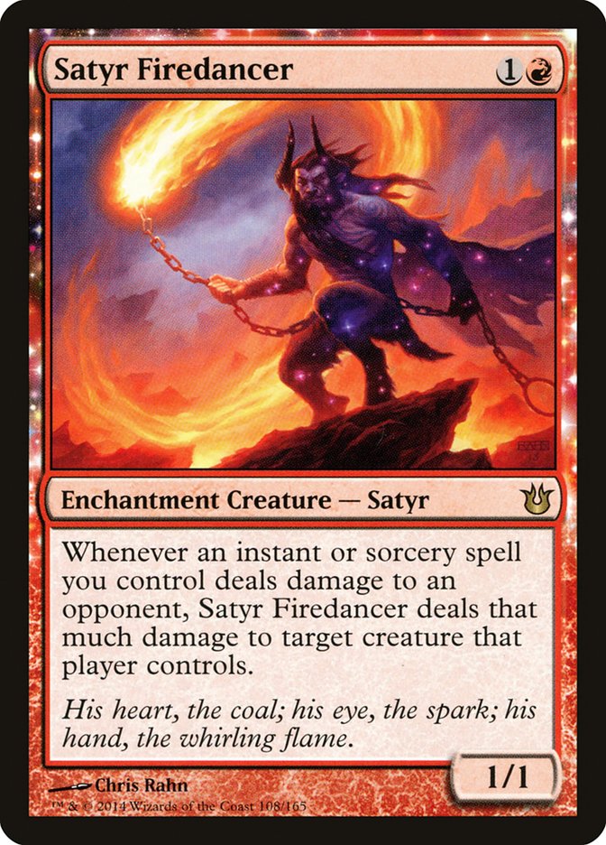 Satyr Firedancer [Born of the Gods] (108)