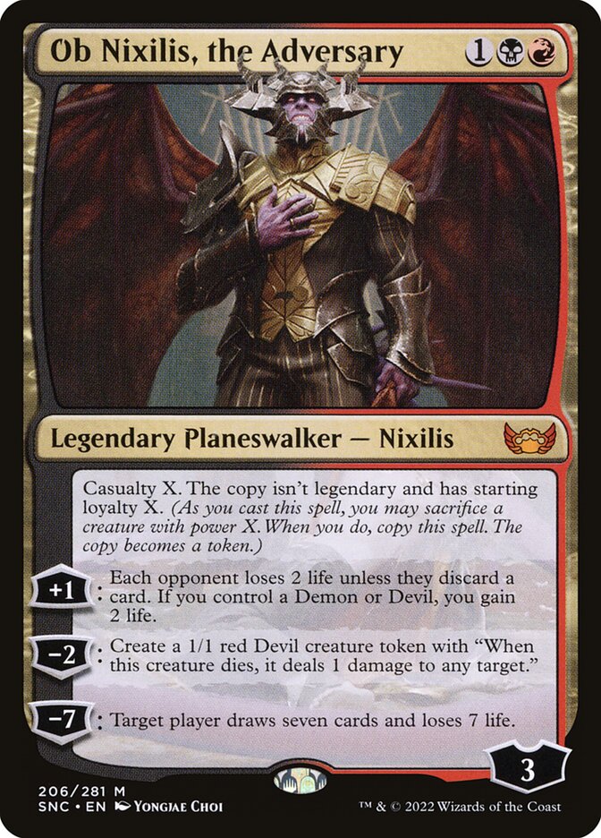 Ob Nixilis, the Adversary [Streets of New Capenna] (206)