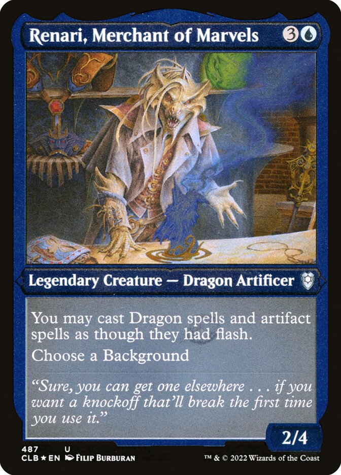 Renari, Merchant of Marvels [Commander Legends: Battle for Baldur's Gate] (487)