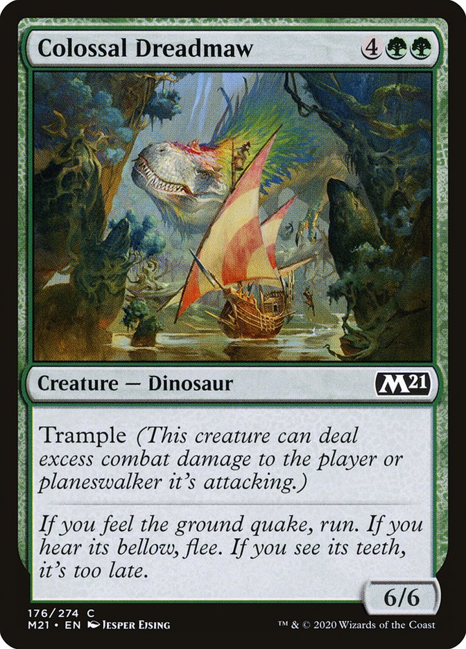 Colossal Dreadmaw [Core Set 2021] (176)