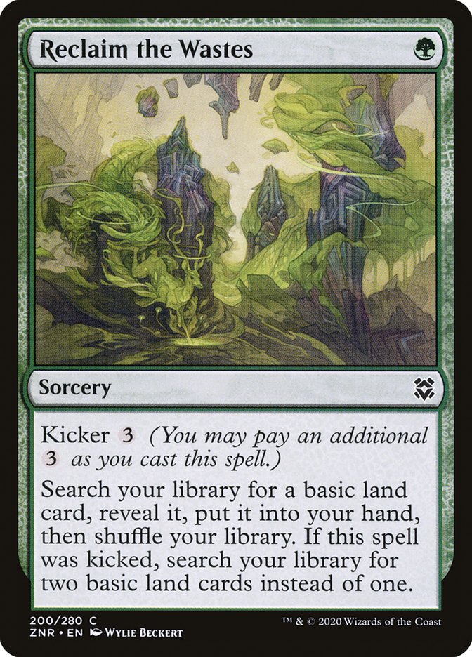 Reclaim the Wastes [Zendikar Rising] (200)