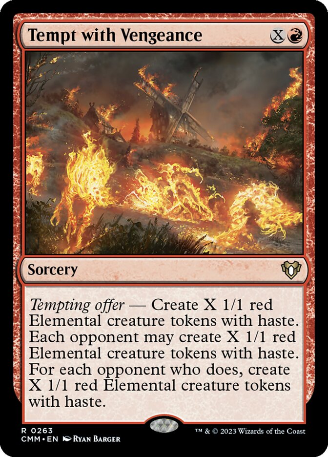 Tempt with Vengeance [Commander Masters] (263)