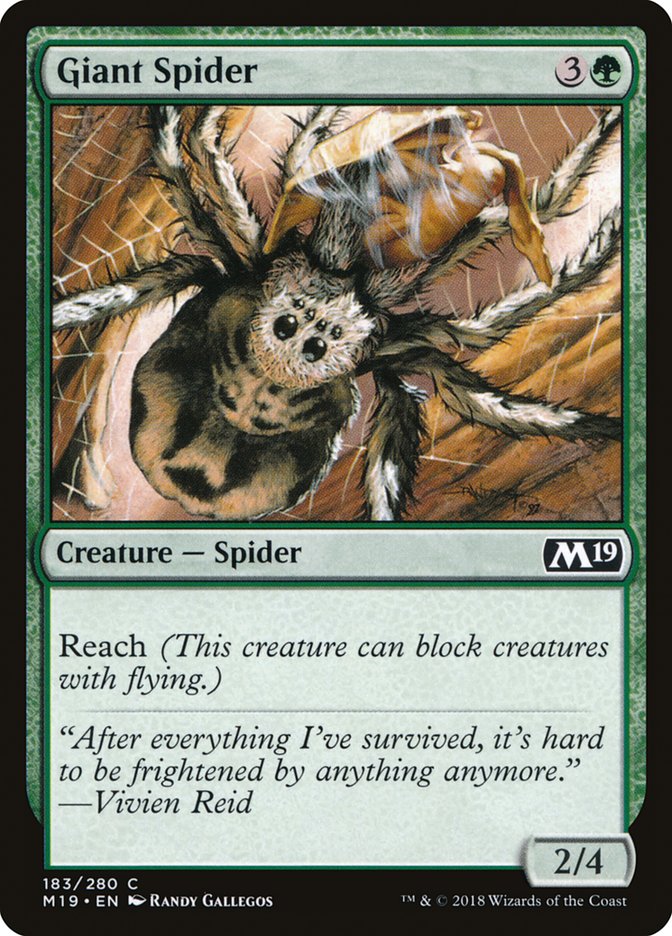Giant Spider [Core Set 2019] (183)