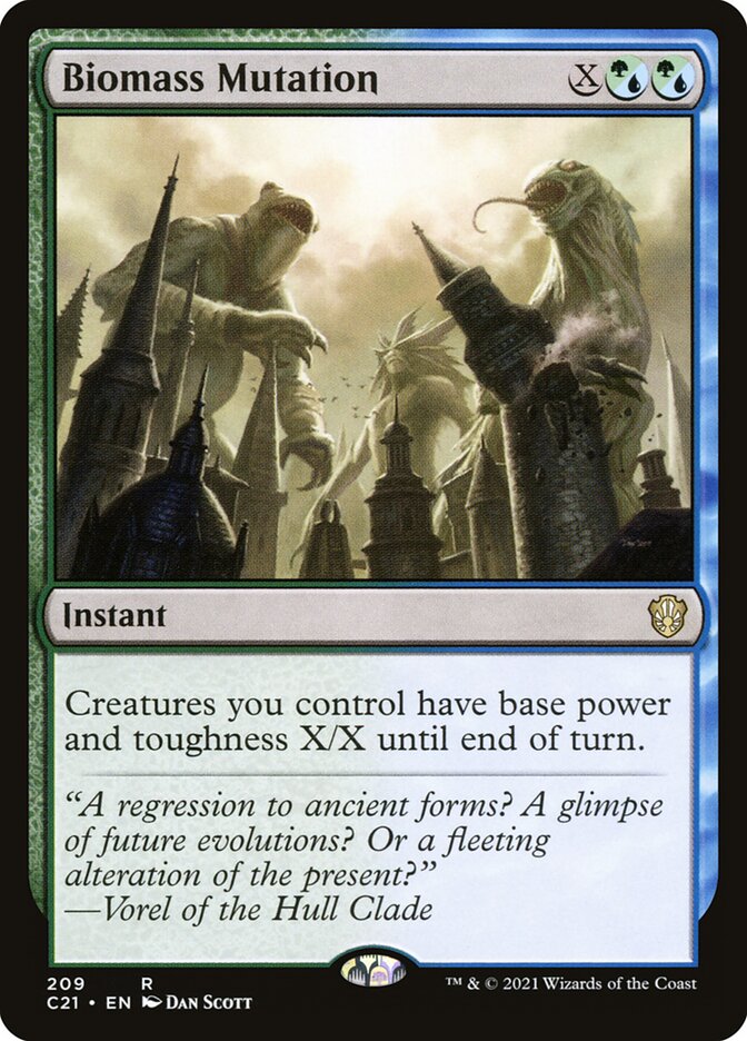 Biomass Mutation [Commander 2021] (209)