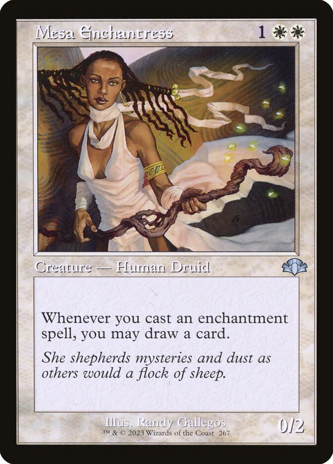 Mesa Enchantress [Dominaria Remastered] (267)