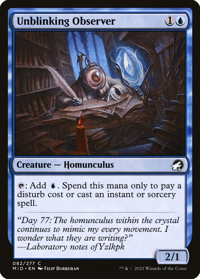 Unblinking Observer [Innistrad: Midnight Hunt] (82)