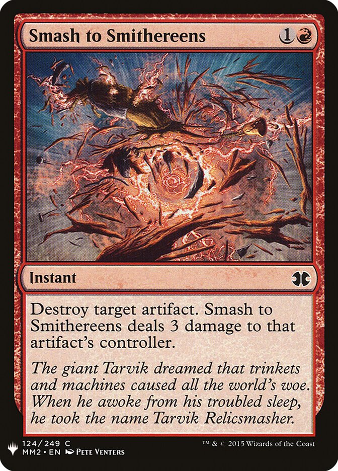 Smash to Smithereens [The List] (MM2-124)