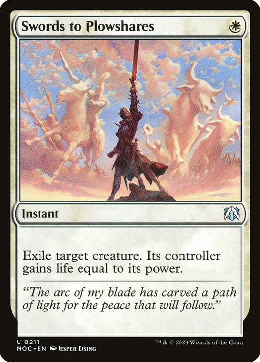 Swords to Plowshares [March of the Machine Commander] (211)