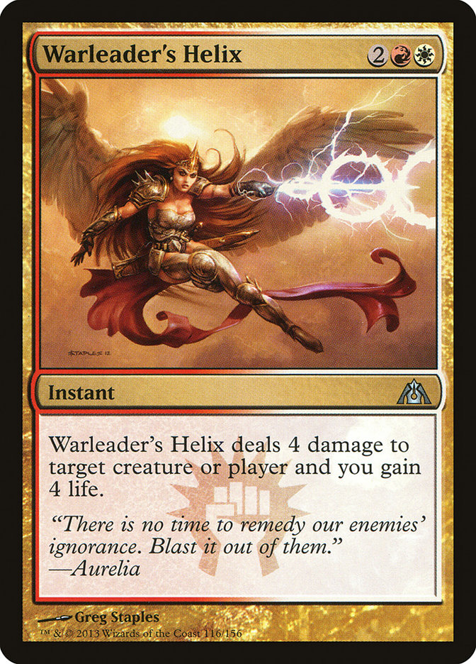 Warleader's Helix [Dragon's Maze] (116)