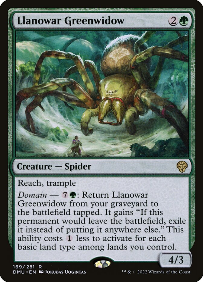 Llanowar Greenwidow [Dominaria United] (169)