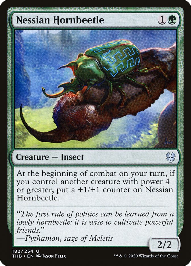 Nessian Hornbeetle [Theros Beyond Death] (182)