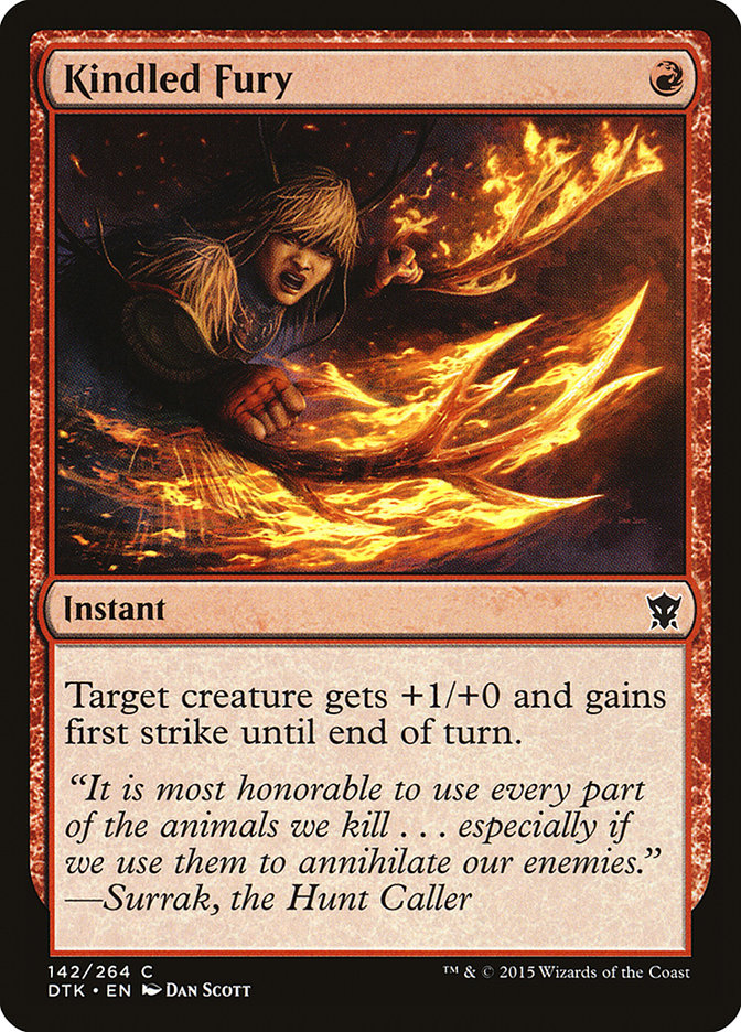 Kindled Fury [Dragons of Tarkir] (142)