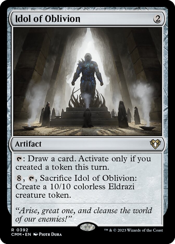 Idol of Oblivion [Commander Masters] (392)