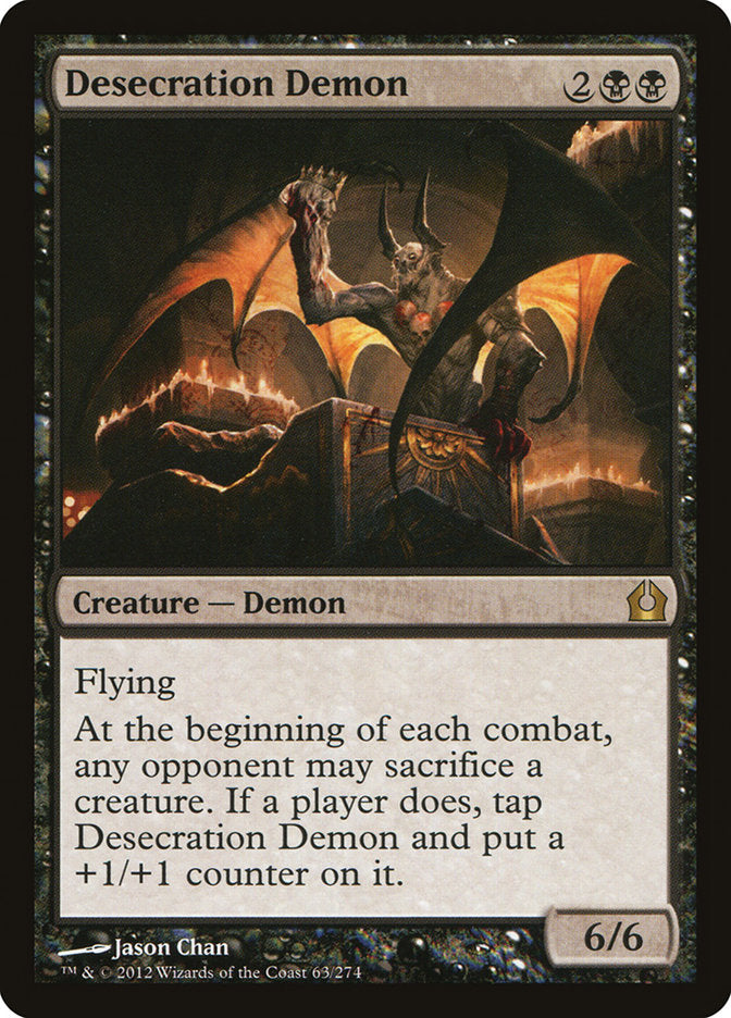 Desecration Demon [Return to Ravnica] (63)