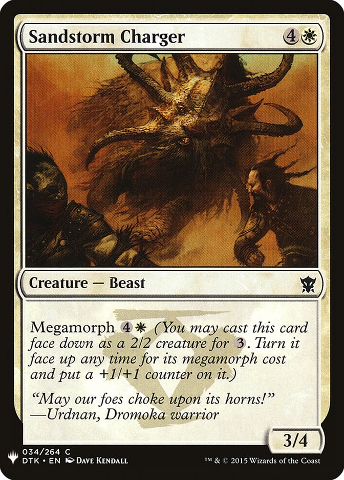 Sandstorm Charger [The List] (DTK-34)