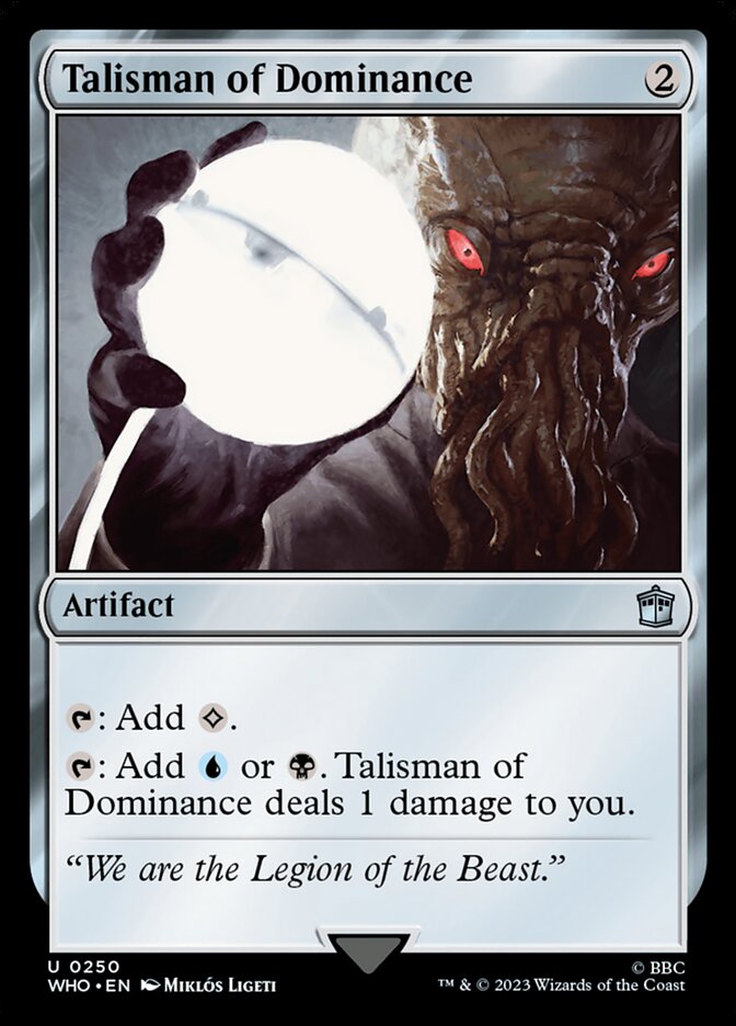 Talisman of Dominance [Doctor Who] (250)
