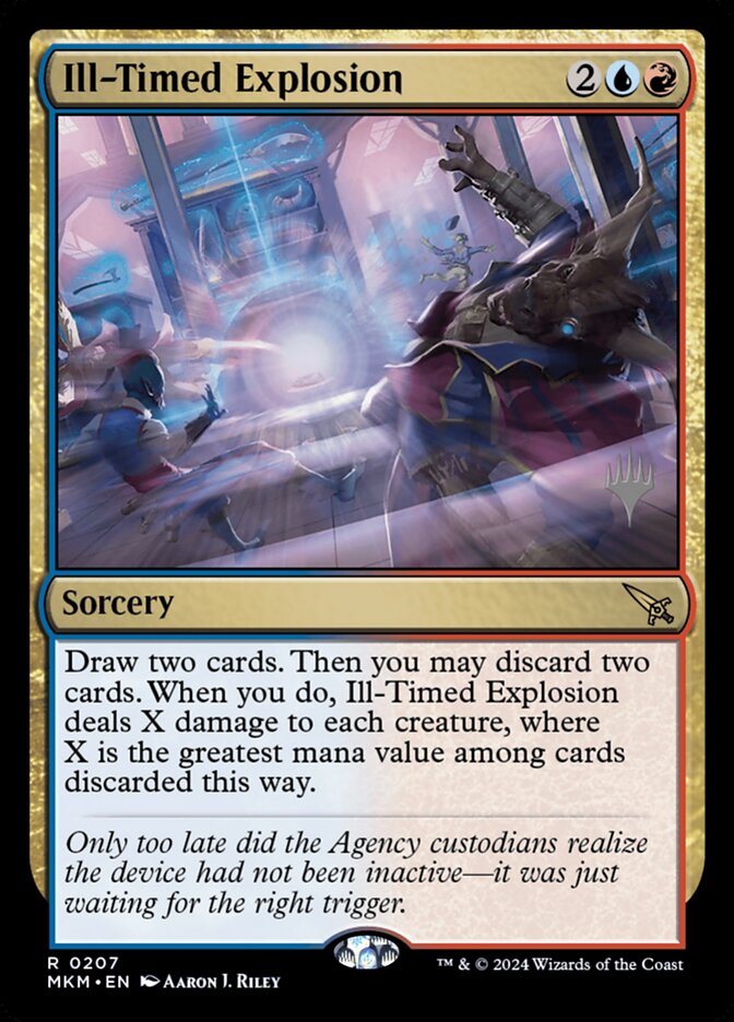 Ill-Timed Explosion [Murders at Karlov Manor Promos] (207p)