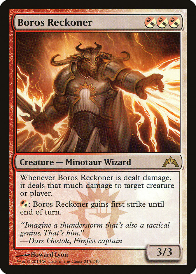 Boros Reckoner [Gatecrash] (215)