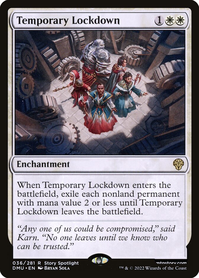 Temporary Lockdown [Dominaria United] (36)