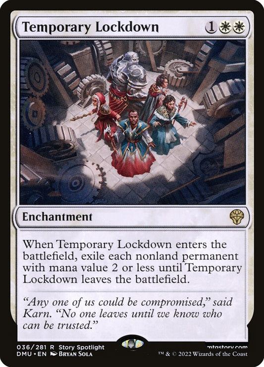 Temporary Lockdown [Dominaria United] (36)