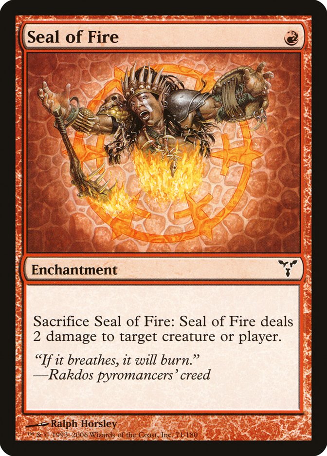 Seal of Fire [Dissension] (71)