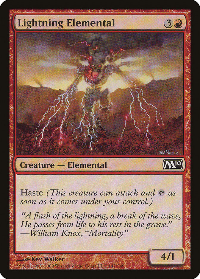 Lightning Elemental [Magic 2010] (147)