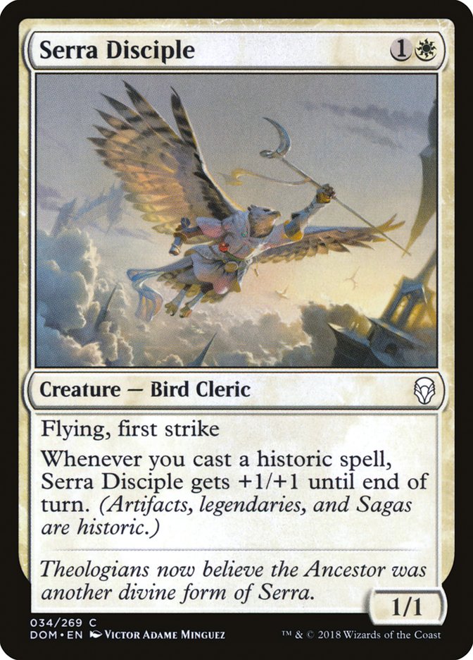 Serra Disciple [Dominaria] (34)