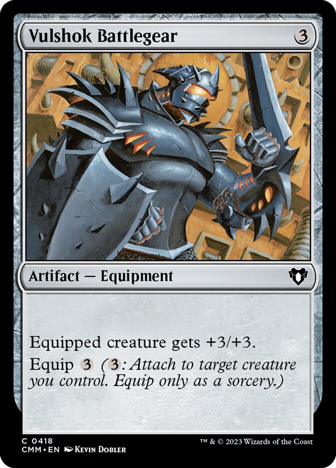 Vulshok Battlegear [Commander Masters] (418)