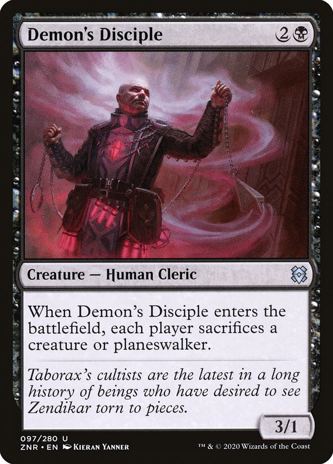 Demon's Disciple [Zendikar Rising] (97)