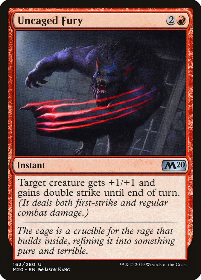 Uncaged Fury [Core Set 2020] (163)