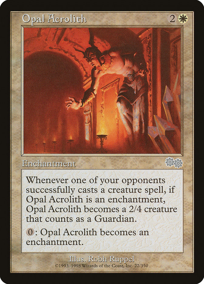 Opal Acrolith [Urza's Saga] (22)