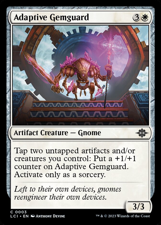 Adaptive Gemguard [The Lost Caverns of Ixalan] (3)