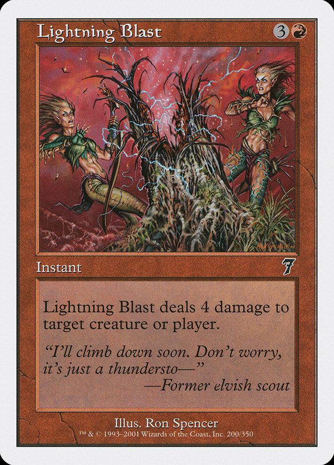 Lightning Blast [Seventh Edition] (200)