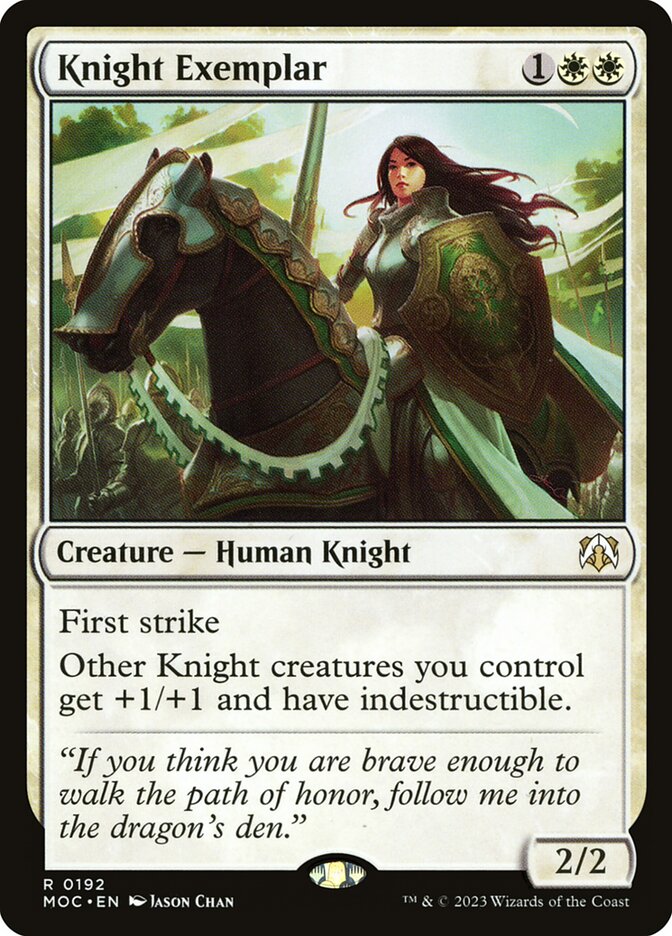 Knight Exemplar [March of the Machine Commander] (192)