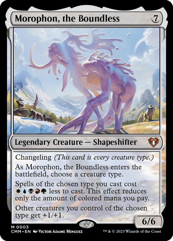 Morophon, the Boundless [Commander Masters] (3)