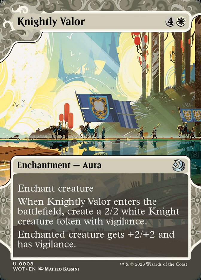 Knightly Valor [Wilds of Eldraine: Enchanting Tales] (8)