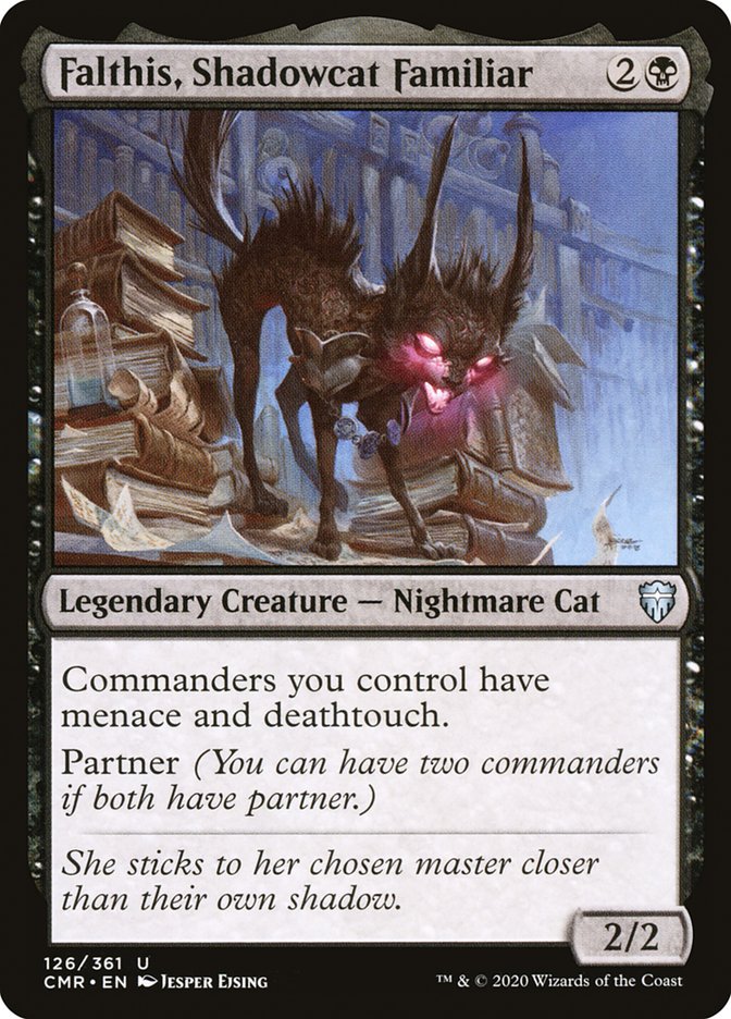 Falthis, Shadowcat Familiar [Commander Legends] (126)